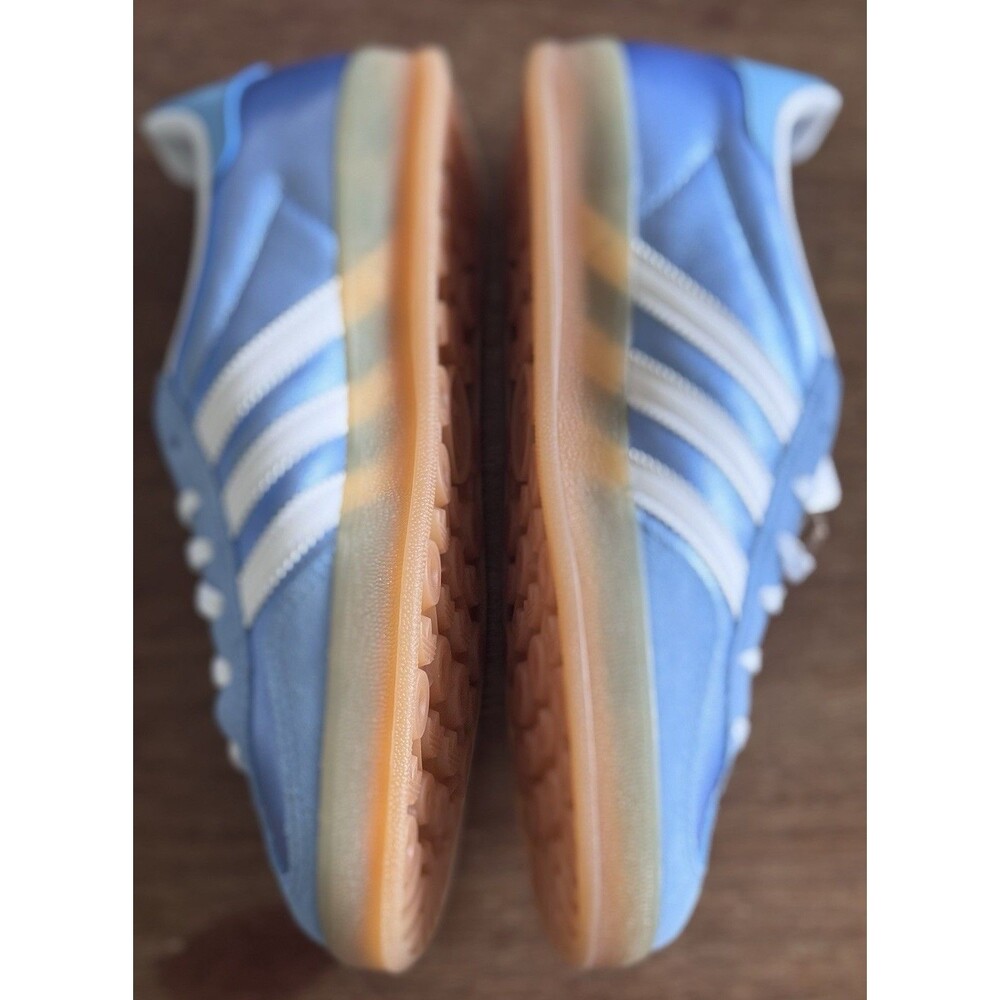 Women's Size 6.5 - adidas Gazelle Indoor Blue Metallic Gum W JS1407 NIB - Picture 5 of 9
